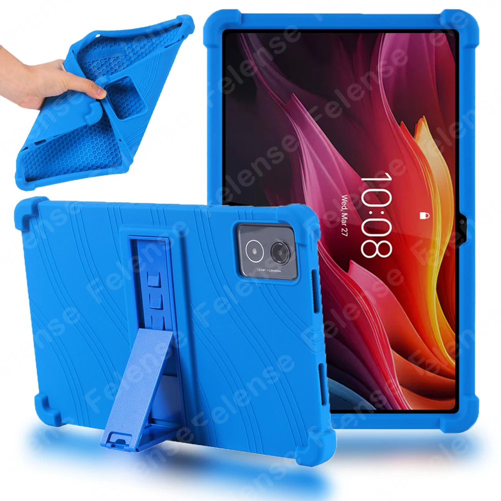 

Чехол для Funda Lenovo Tab K11 Plus 2024, Регулируемый силиконовый детский противоударный чехол для планшета Lenovo Tab K11 Plus 11,45 дюйма TB352FU