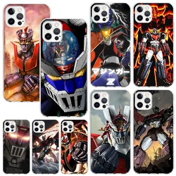 M-Mazinger Z Anime Phone Case For Iphone 17 Air 16 15 Plus 16E 14 Pro Max 13 Mini 12 11 7 8 SE Fundas Soft Back Cover 17 Air 16