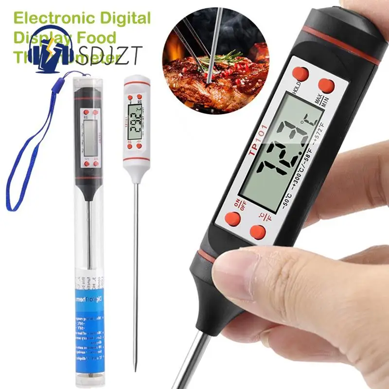 Food Baking Digital Kitchen Probe Thermometer Instant Read Cooking Meat BBQ Sensor Thermometers Probe Tool Heat Tester