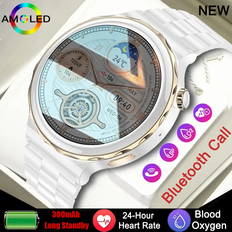 Wireless Charging Watch For Women Smart Watch Lady Bluetooth Music Playback Bluetooth Call Sports Mode Waterproof Smartwatch Men