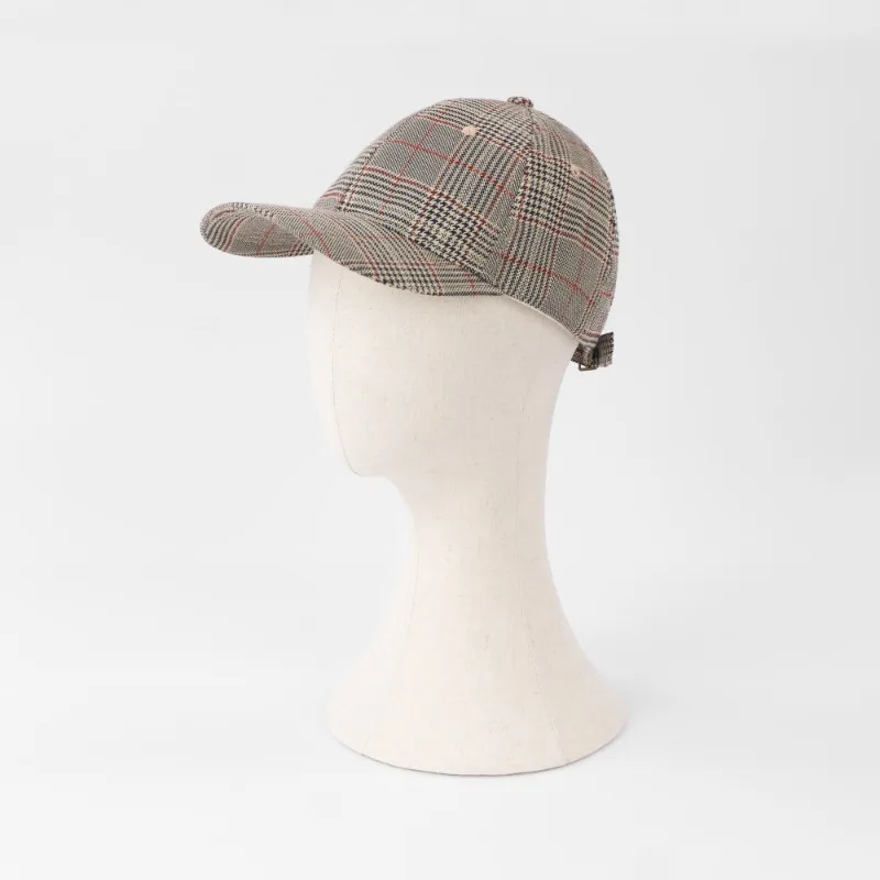 Retro Plaid Baseball Cap for Men and Women Casual Plaid Duckbill Cap Colorful Plaid Autumn Winter New Fashion Styles