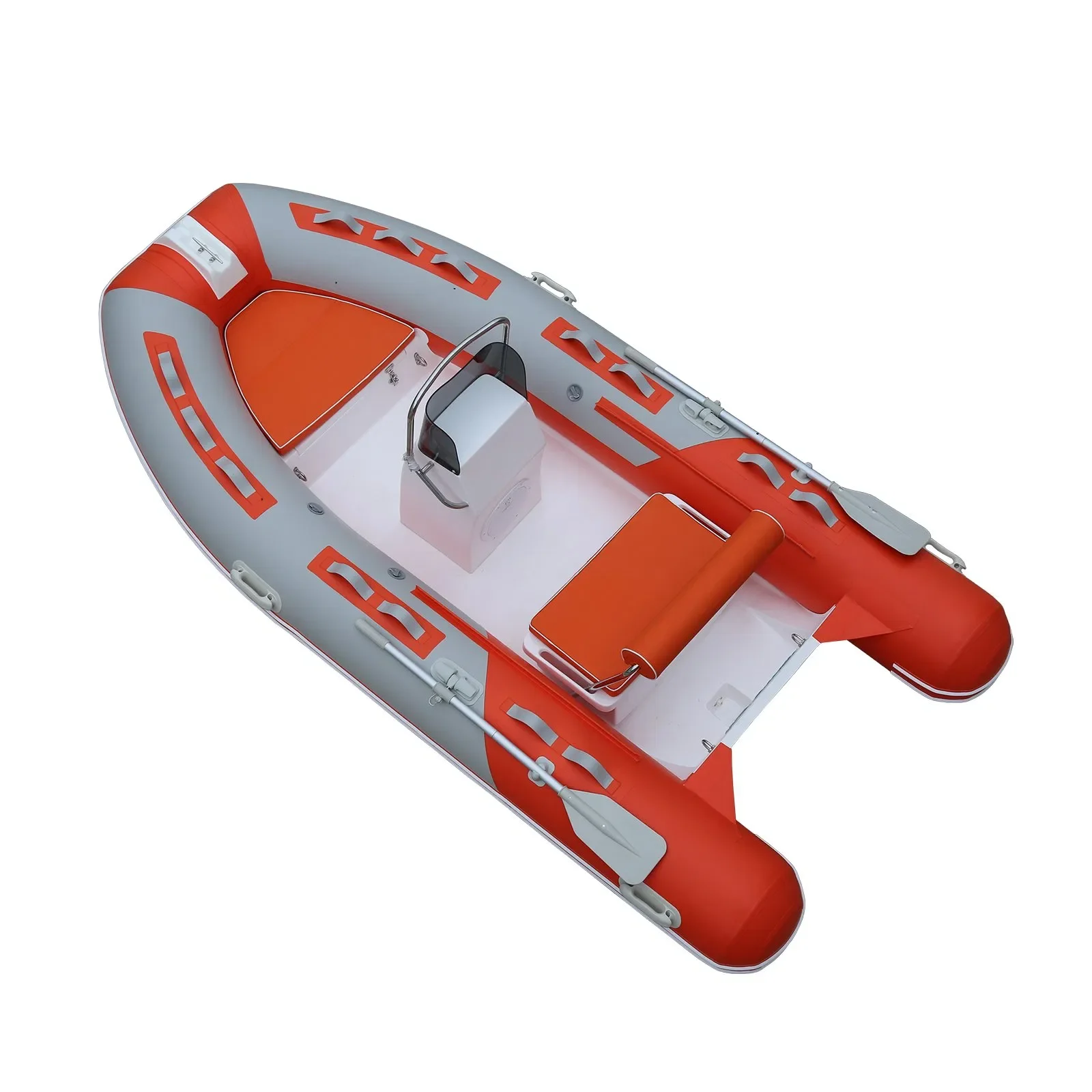 12FT3.6m Rib360 Fishing Boat Rigid Inflatable Sport  Aluminum Speed Rescue Boat