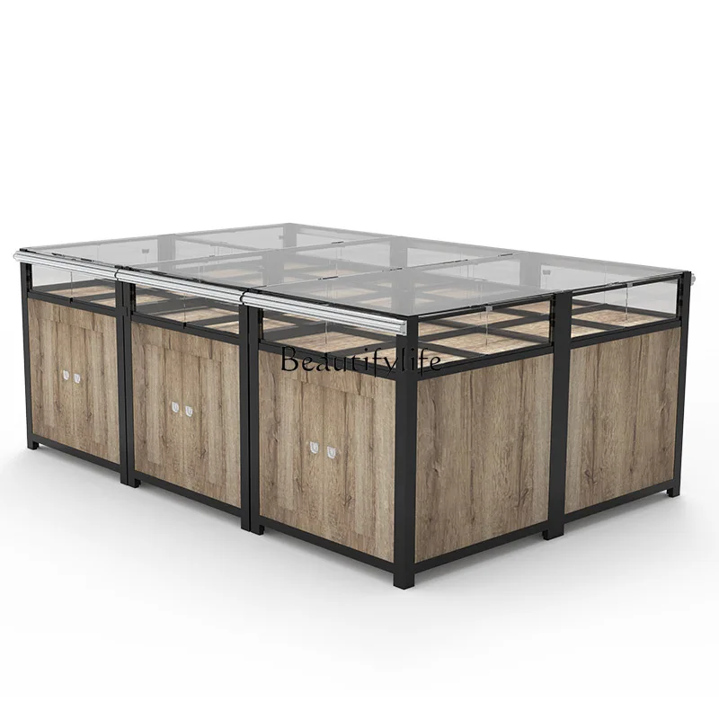 54 Supermarket snack stack, grain cabinet, rice grain shelf, convenience store, cargo cabinet display cabinet