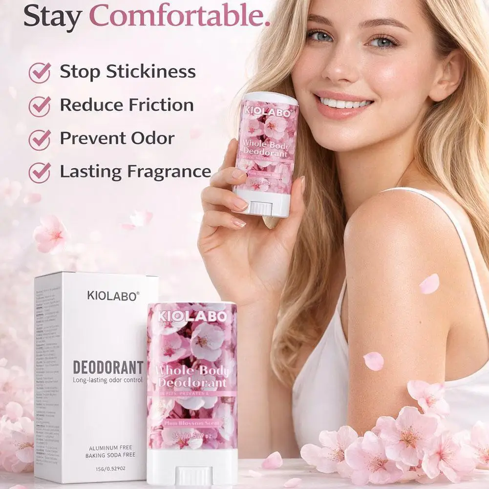 

Underarm Deodorizing Cream,Whole Body Deodorant Stick,Smooth Solid, Refreshing Scent,Long Lasting Freshness