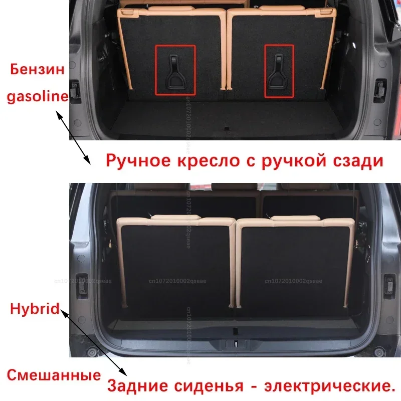 For Trumpchi GS8 GAC 2022 2023 2024 Car Trunk Protection Leather Mat Interior Modification Cover Part Auto Accessories