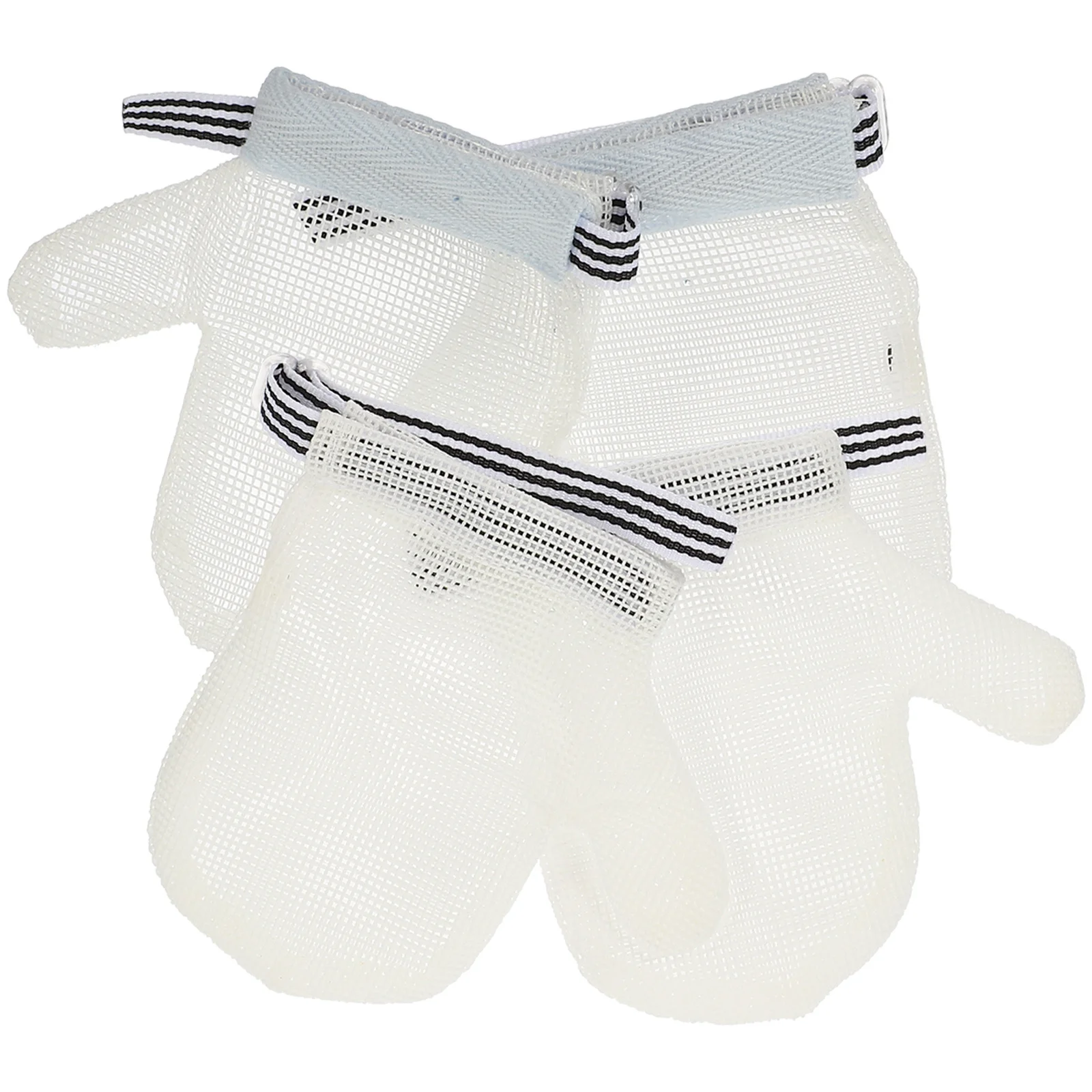 

2Pairs Portable Baby Stop Thumb Sucking Gloves Anti-Scratch Infant Finger Protector Breathable Quick-Drying Mesh No Shrinkage