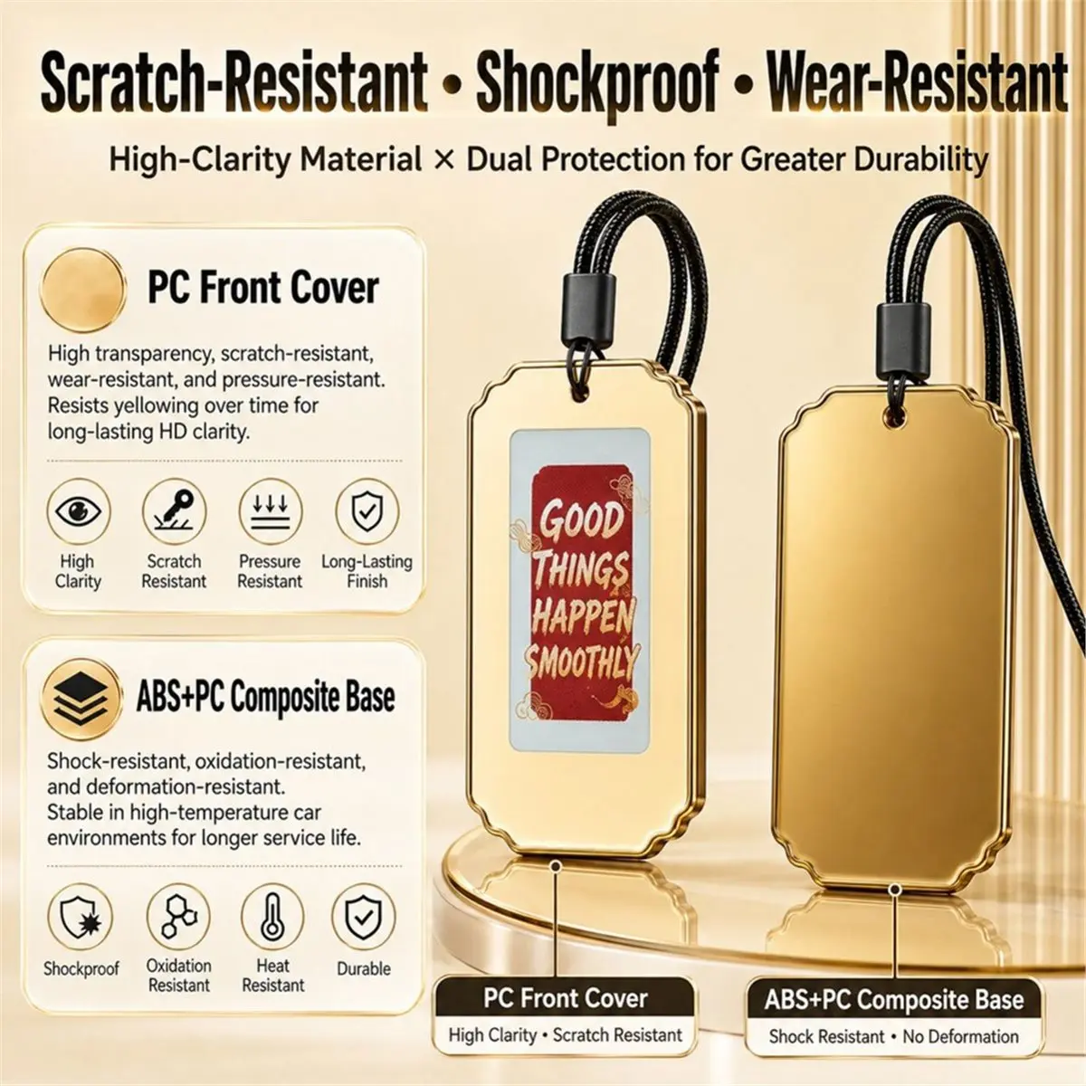 DIY Smart Keychain 2.13 Inch Car Hanging Ornaments Memory Photo Transfer 4 Colors Display Screen Luggage Tag