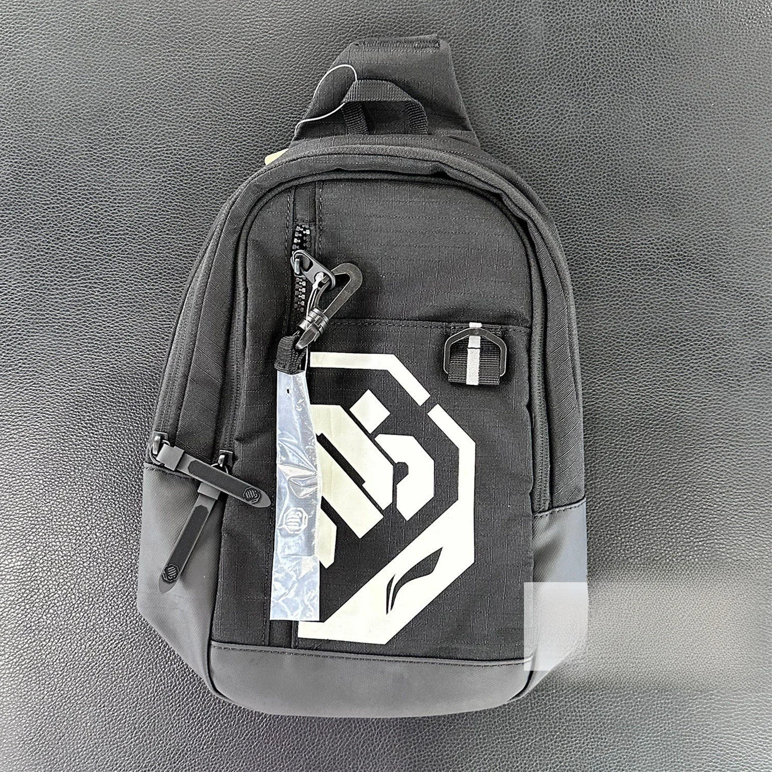 ユニセックスチェストバッグ-2025年秋新作-反射素材-防水-アウトドアスポーツバッグ-カジュアル-シンプルスタイル-abdv207-ショルダーバッグ