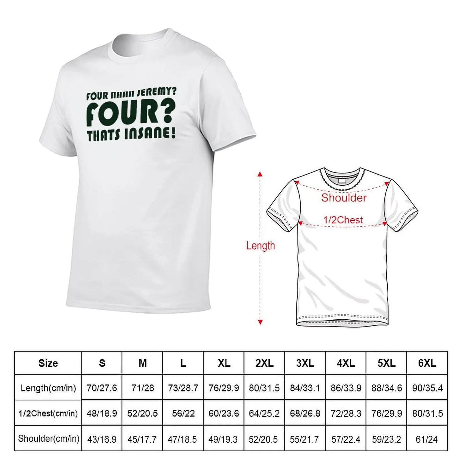 Four Naan Jeremy? - Peep Show T-Shirt Breathable Workout Short Sleeve Top