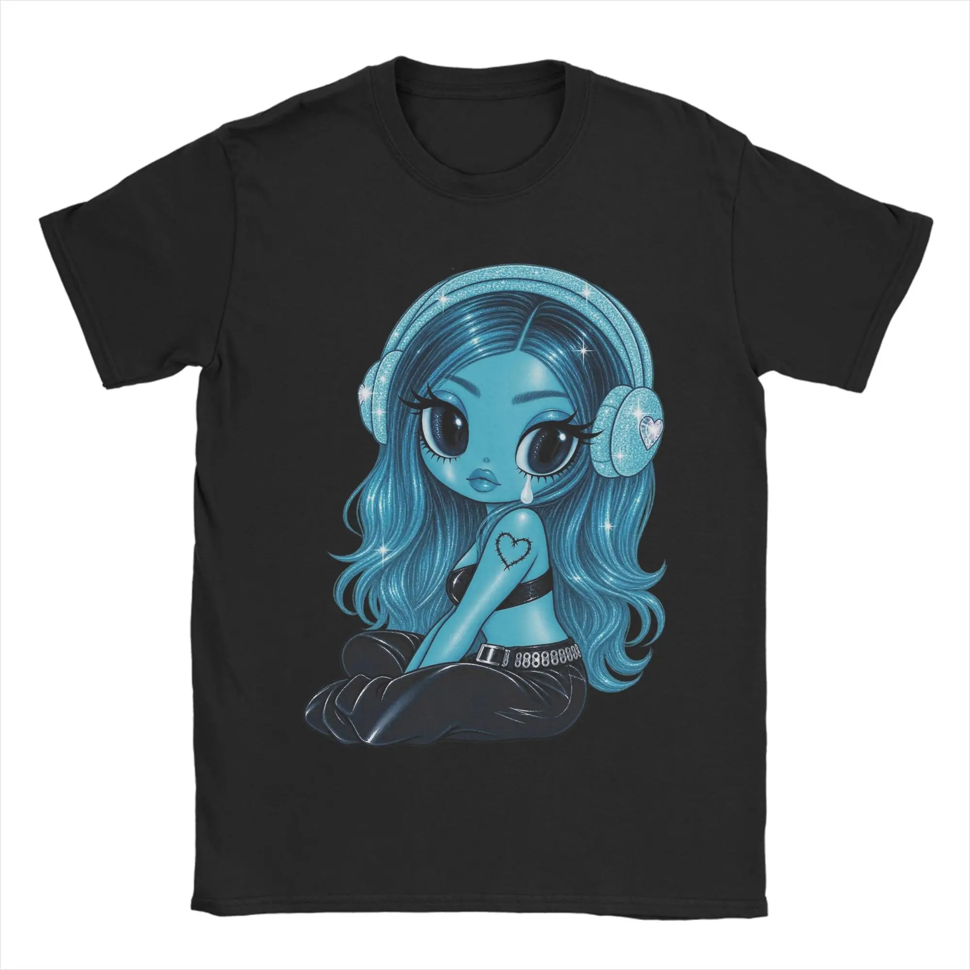 Men I don't regret feeling so much Karols G T Shirts  Pure Cotton Clothes Funny Short Sleeve Round Neck Tees Printing T-Shirt