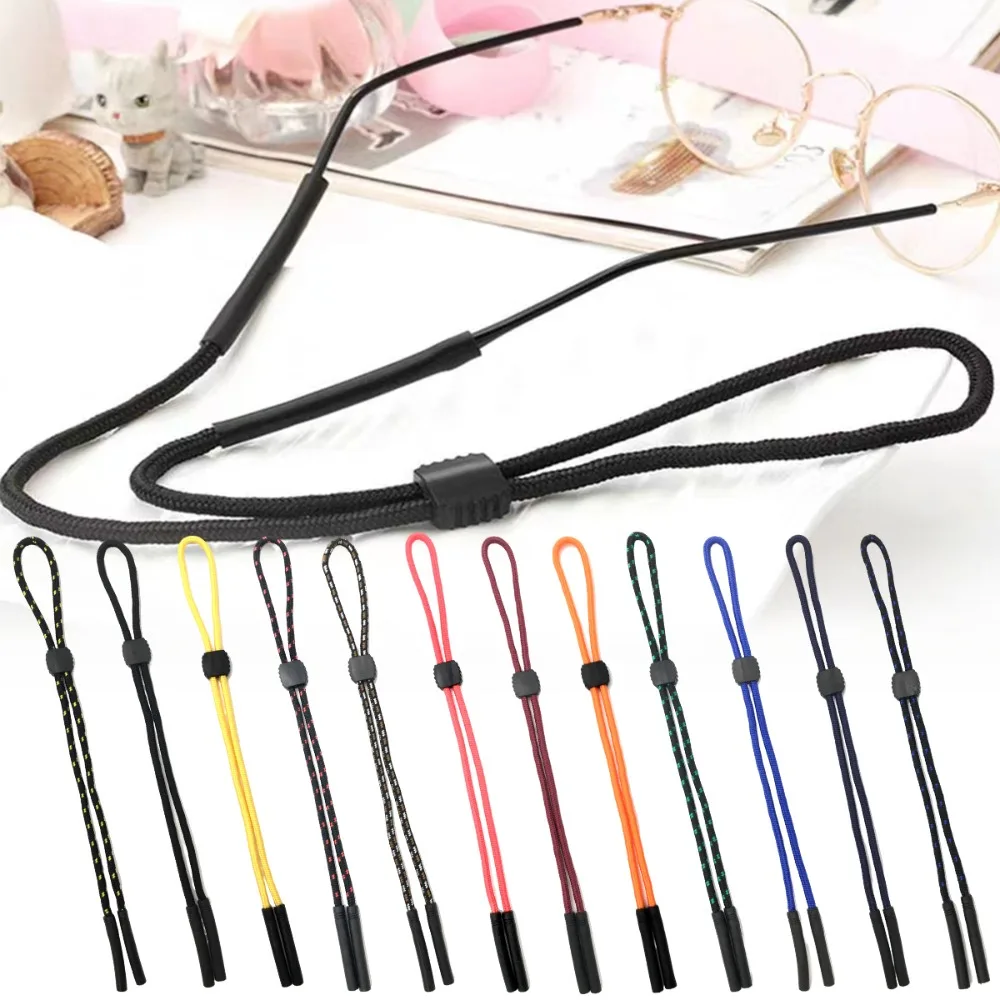 

1PC Fashion Sports Glasses Neck Cord Strap Sunglasses Retainer Adjustable Lanyard String Anti Slip Sunglasses Chain Accessories