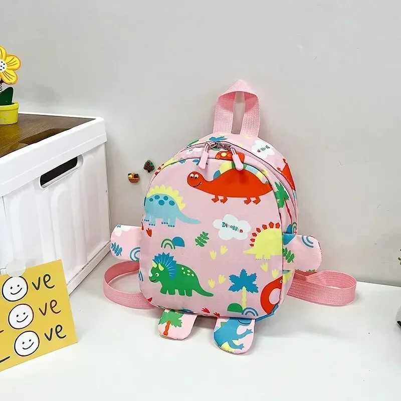 Mochilas de dinosaurio de dibujos animados para bebés, mochilas escolares para niños y niñas, mochila de animales ajustable para jardín de infantes