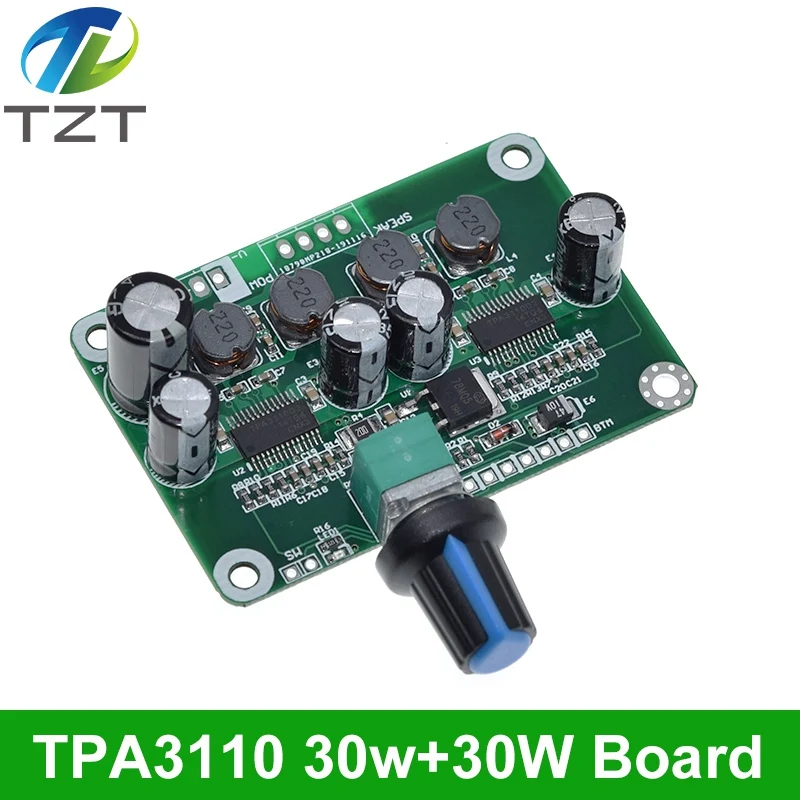 Bluetooth 4.2 TPA3110 15W / 30W X 2 Dual Channel Digital Stereo Audio Power Amplifier Board Module Car For USB Portable Speake image 5