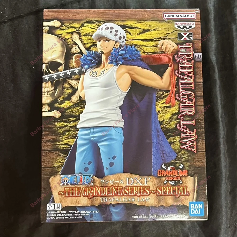 الأصلي حقيقية BANPRESTO DXF قطعة واحدة خاصة 20 سنتيمتر قانون ترافالغار أنيمي الشكل عمل أرقام محاصر لعبة مجسمة هدايا عيد