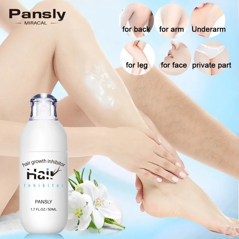 

50ML Hair Growth Inhibitor Spray Painless Hair Inhibitor Cream Permanent for Face Body Bikini Intimate Painless Depilatory