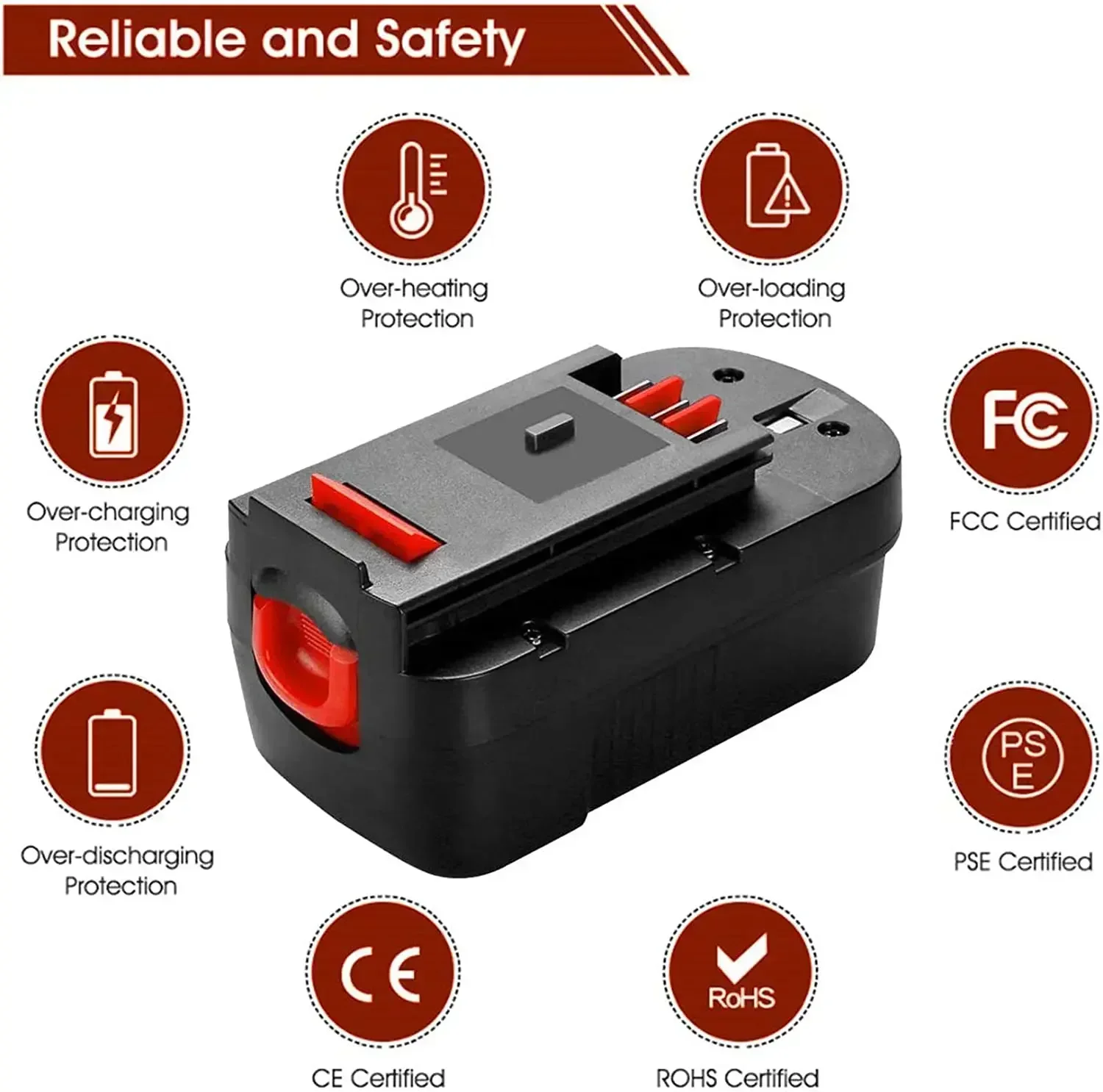 Verbesserte zu6800mAh HPB14 Ersatz für  14.4 V BatterieNI-MHBatterie FSB14 A14 BD1444L HPD14K-2 CP14KB HP146F2