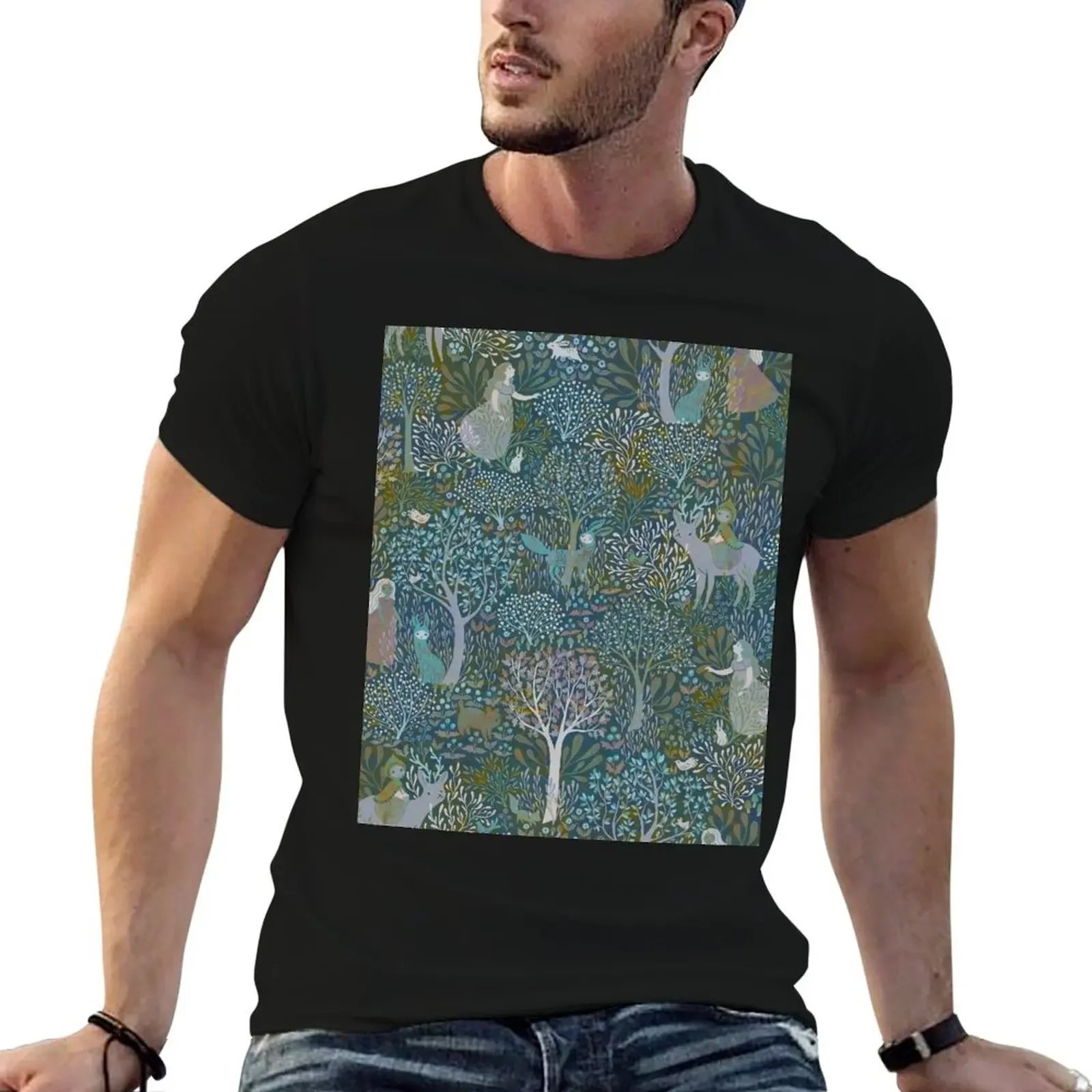 

Whimsical forest 2022 T-Shirt custom shirt designer shirts plus size clothes croswit shirt man clothing for men