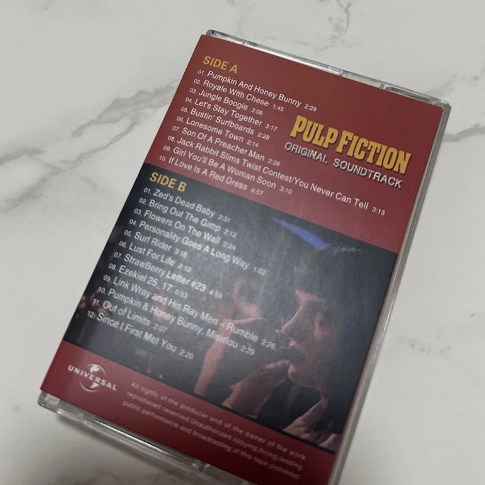 Brand New Sealed Cassette Tape Classic Cult Film Soundtrack Mix of Soul, Rock & Surf Music Iconic Retro Tracks