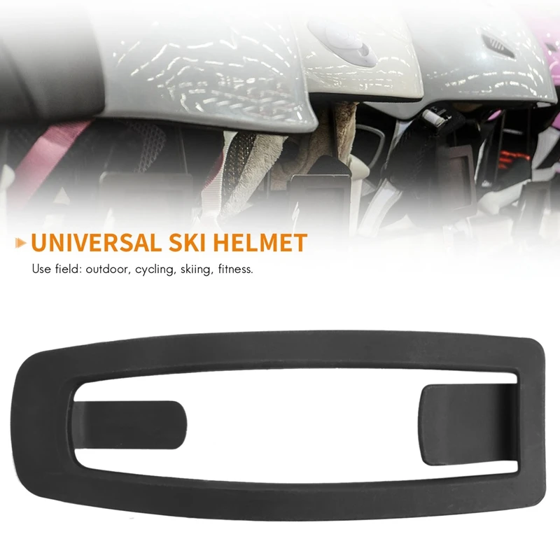 Accesorios universales para casco de esquí, gafas con Clip para cinturón, hebilla para cinturón