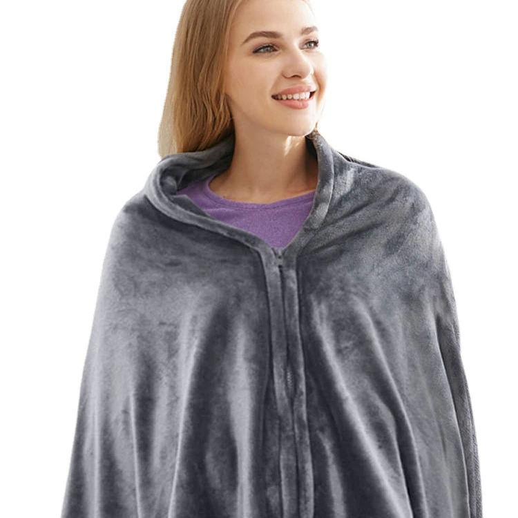 Soft Comfortable  coral wool wholesale  Heating Electric Warm Sofa Bedroom Wear Shawl Electric Blanket safe and stable