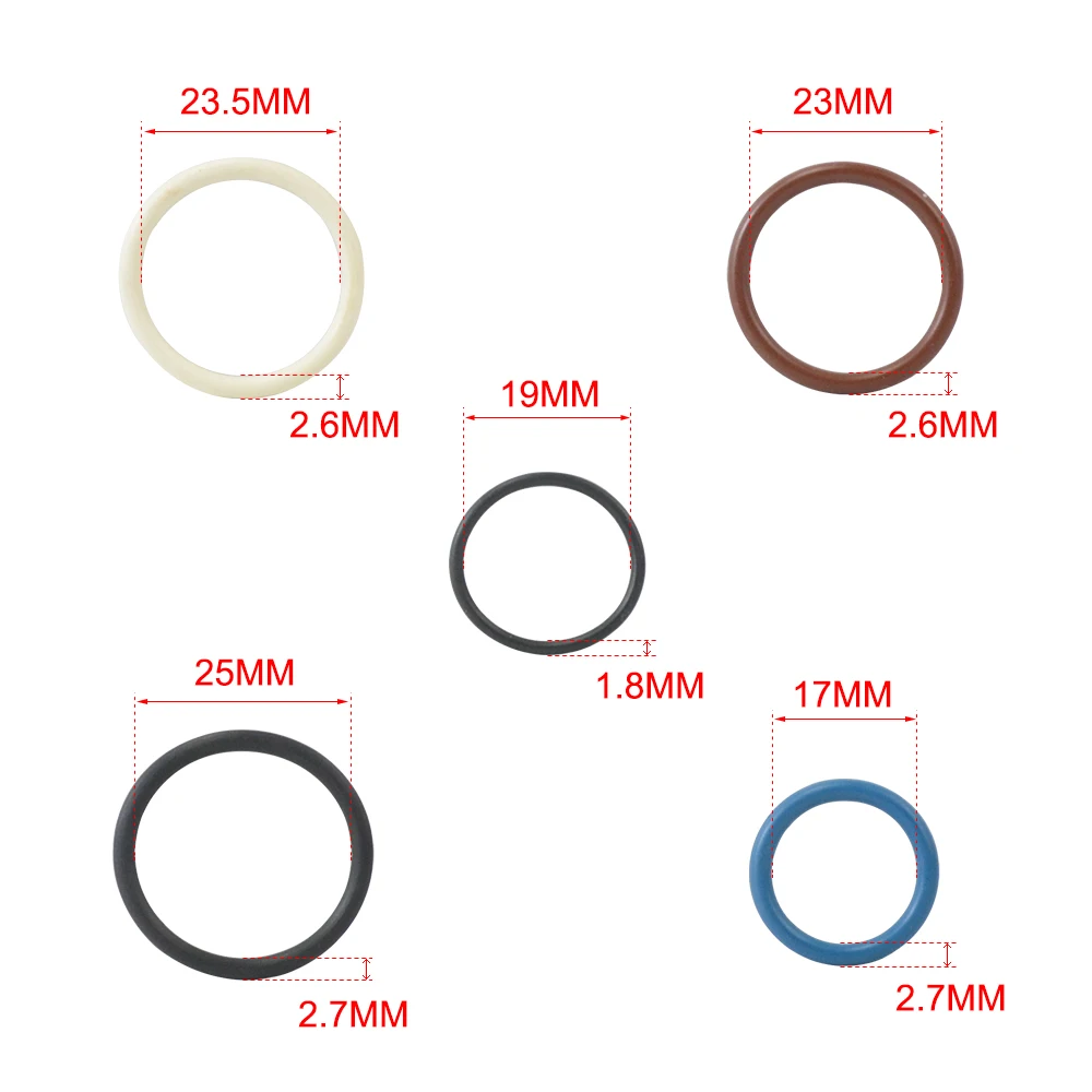 For Ford 6.0L 03-10 E-350 E-450 F-250 F-350 F-450 F-550 F650 F750 Oil Rail Leak Repair Kit Tool O-rings Injector Seal Kits