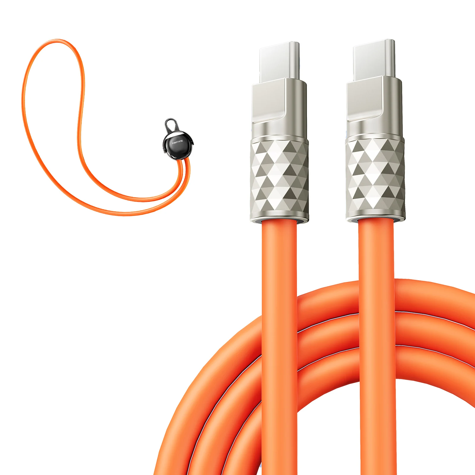 

Зарядный кабель Oatsbasf, 1 м, тип-C к Tpye-C, 100 Вт, макс. / Tpye-C к Lightning, 27 Вт, макс. USB-кабель, разъем для быстрой зарядки, хранилище