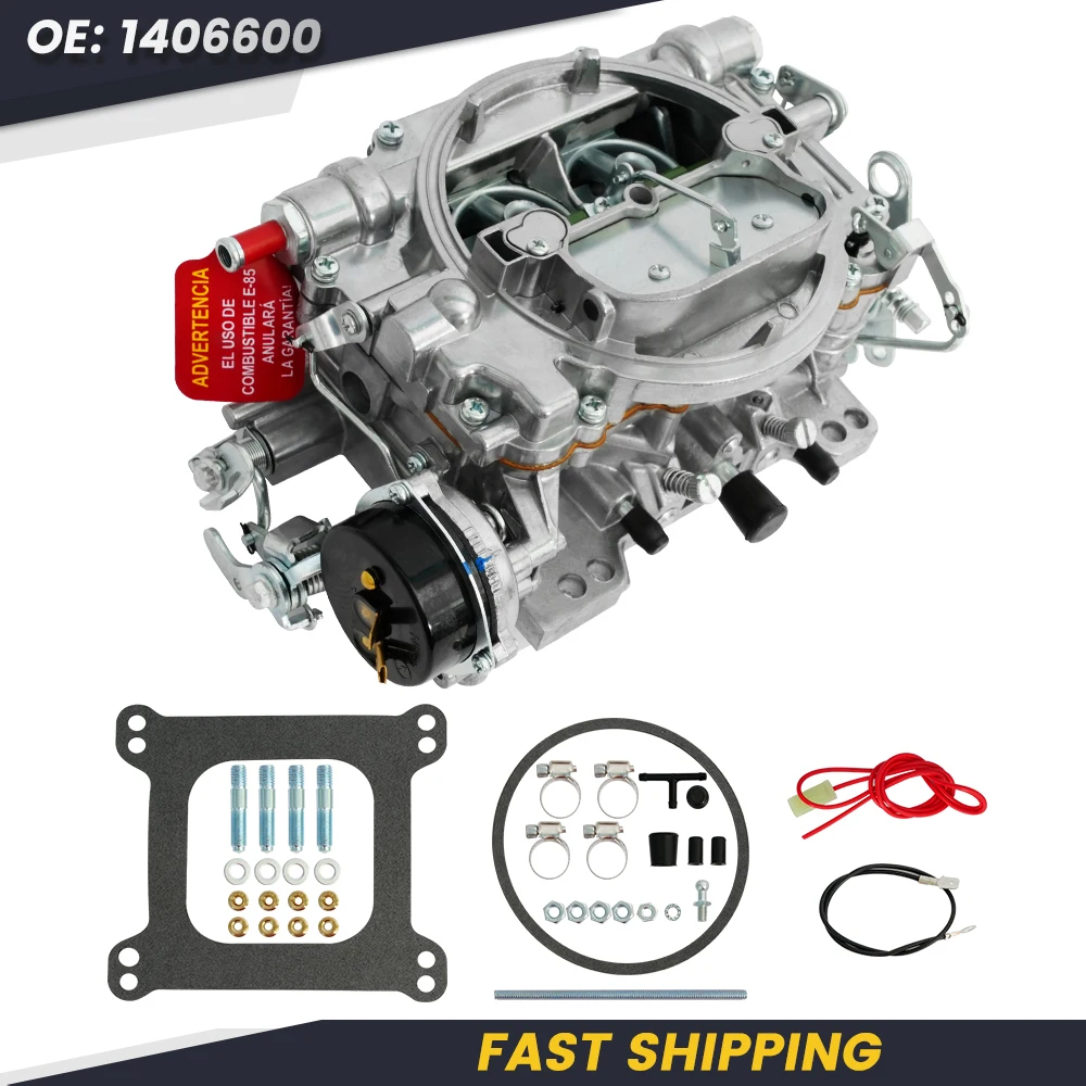 

Карбюратор для Chevelle 350, 4-створчатый карбюратор Edelbrock 1406 Performer 600 CFM, электрический дроссель 1406600, квадратный диаметр