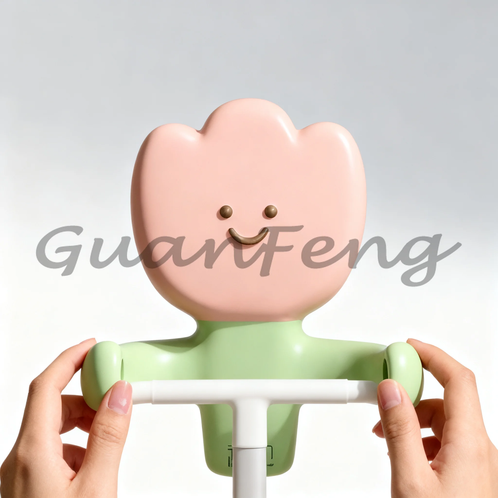 Decorative Tulip Shape Tissue Box, Creative Cardboard Roll Paper Holder, Desktop Facial Tissue Storage Container