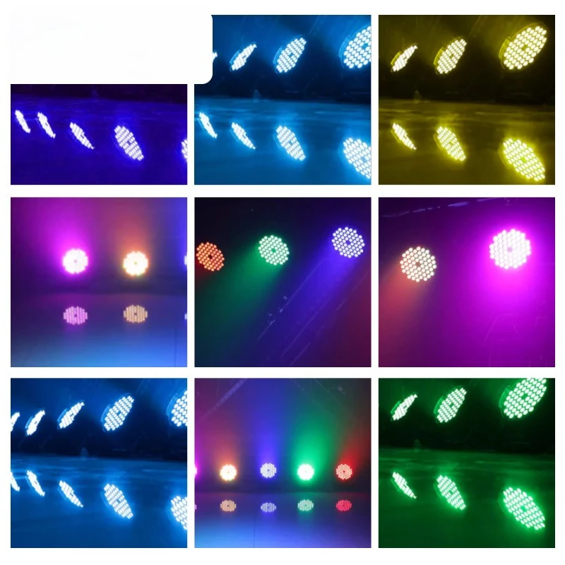 Full color 3W wedding dance studio dyeing atmosphere lights colorful flash led lights stage lights