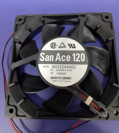 

SANYO Denki 9G1224A402 DC 24V 0.21A 120x120x25mm Server Cooling Fan