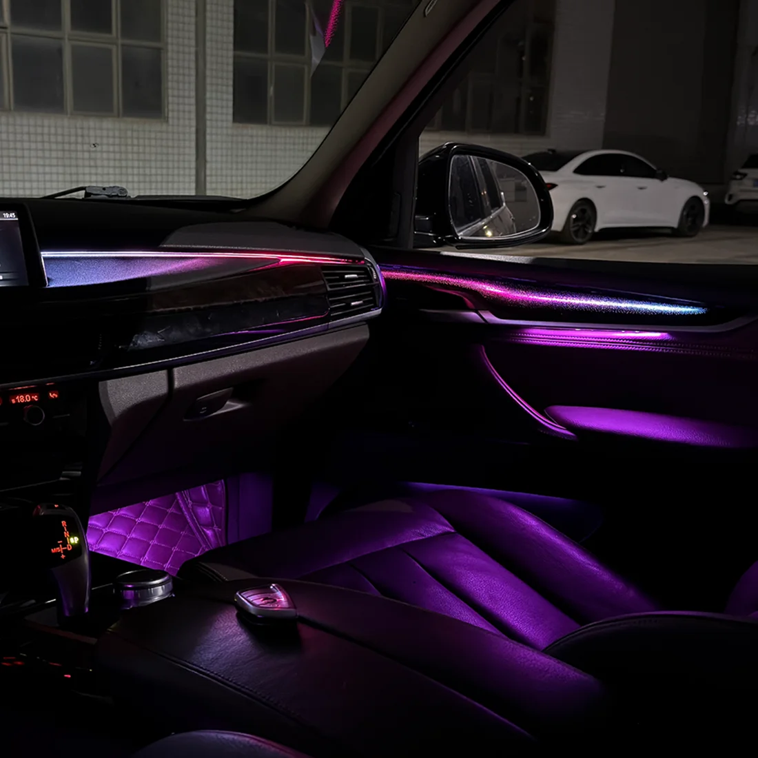 Ambient Light Kit For BMW F15 X5 X6 F16 2014-2019 Interior LED 64 Color Symphony Dynamic Atmosphere Lamp APP Control