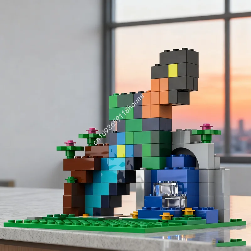 120pcs MOC My World Sword Classiced Model Building Blocks Christmas Gifts Construction Assemble Creative Education Toys Brick