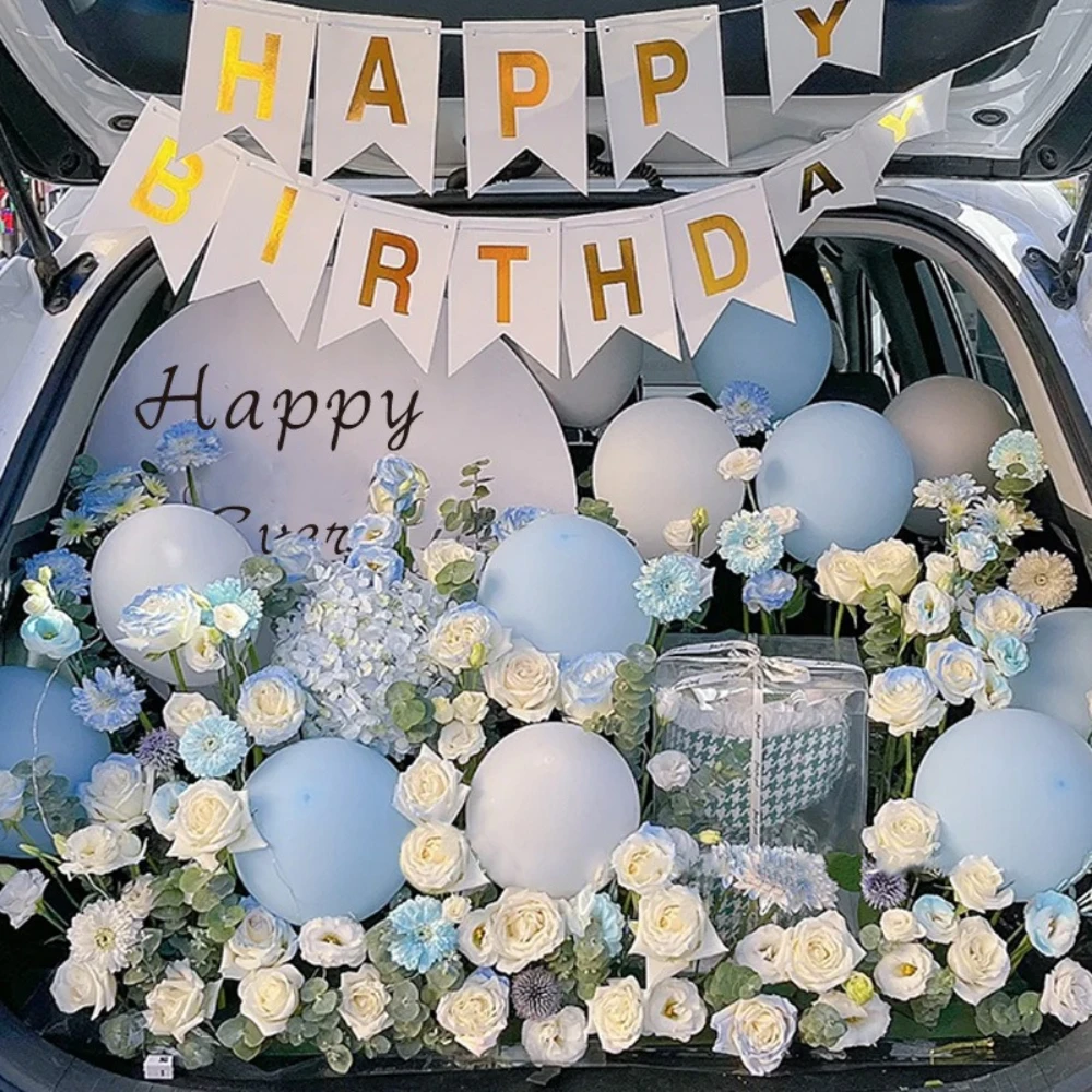 

Набор для оформления багажника автомобиля: 1 комплект воздушных шаров-сюрпризов для детей, девушек, на день рождения, для признания в любви, для предложения руки и сердца, декоративные принадлежности