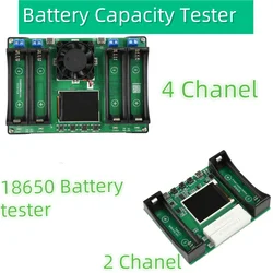 2/4 Ports 18650 Battery Capacity Type-C Tester Module MAh MWh Digital Display Lithium Battery Measurement Power Detector Tester