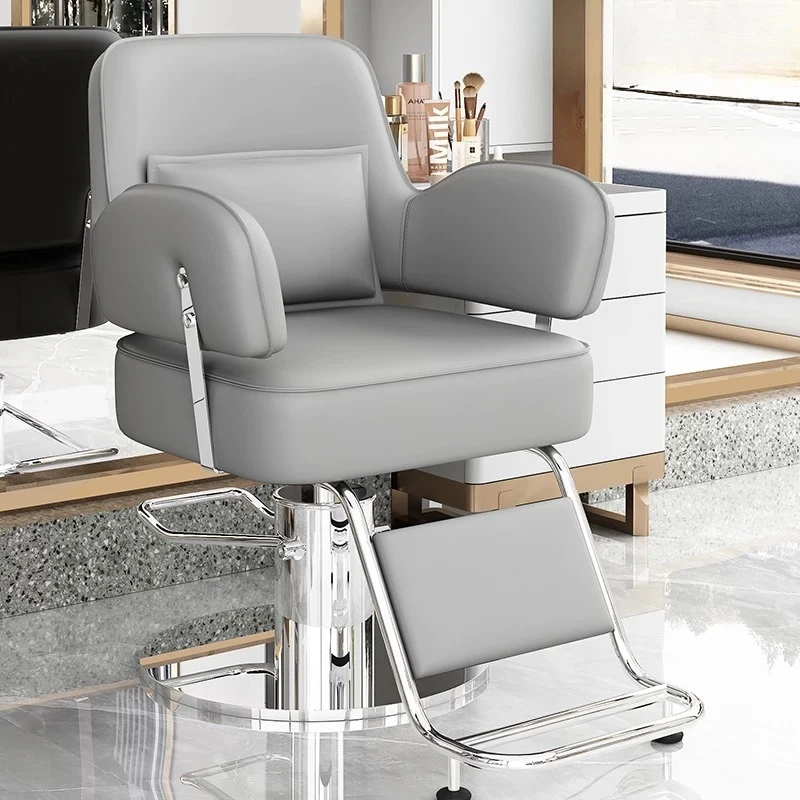 Luxury Reclining Barber Chair Manicure Cosmetic Equipment Barber Chair Minimalist Facial Tattoo Cadeira Gamer Salon Furniture - view 3