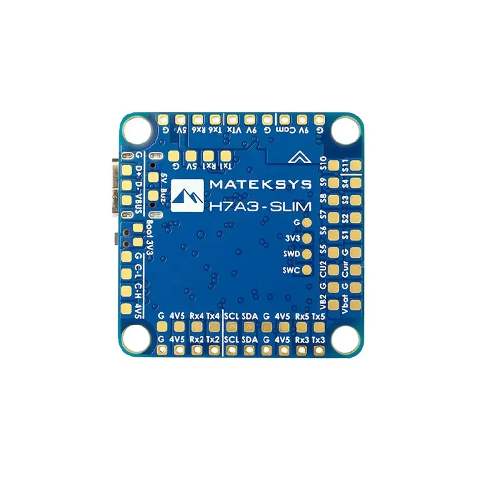 ToPssMatek H7A3-SLIM Flight Controller With STM32H7 MCU Built-in ICM42688P Gyro Support For 2-8S LiPo FPV Long Range Racing