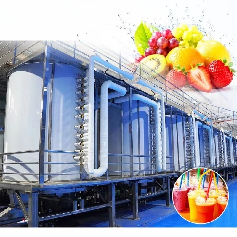 FL Hot Sale Industrial Juice Cooling System Rapid Pre Filling Cooling Equipment for NFC Juice Processing Customized