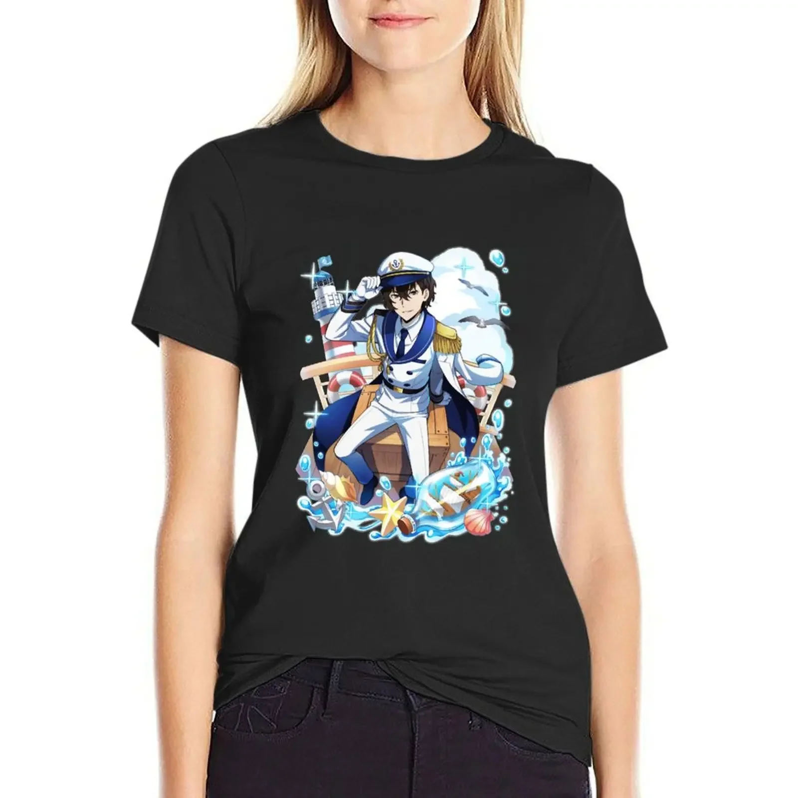 

Mens Womens Osamu Dazai Retro Vintage T-Shirt Female clothing shirts graphic tees cute clothes new edition t shirts for Women