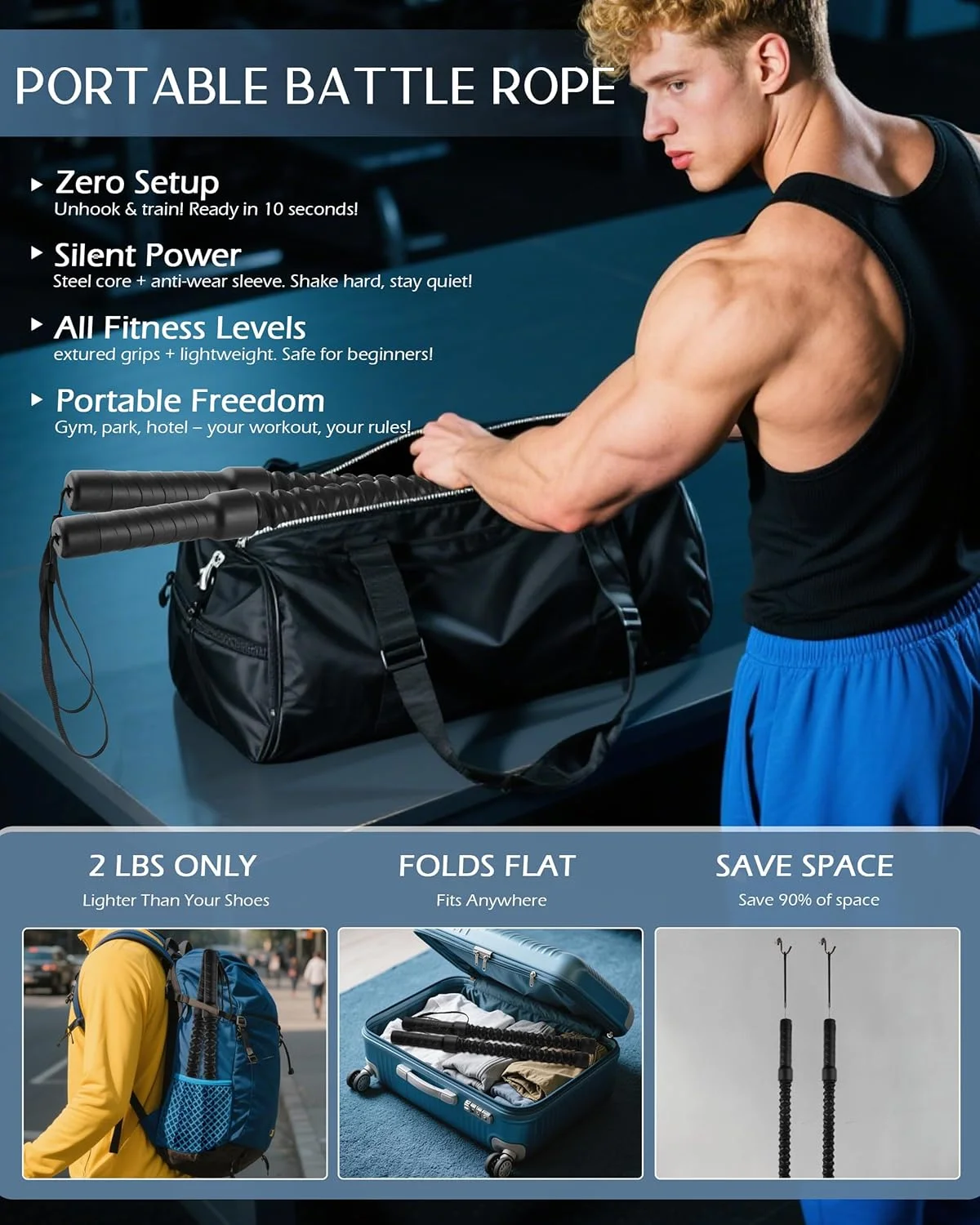 Ropeless Battle Ropes Heavy Du - Battle Rope Heavy review and price