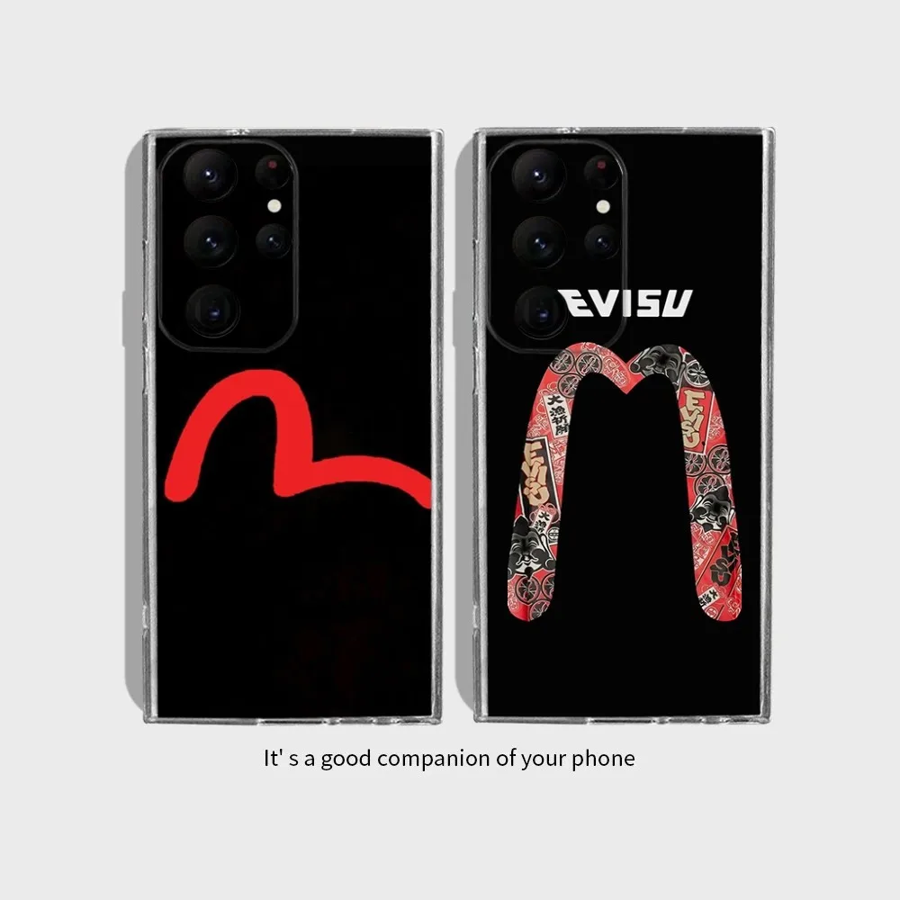 Чехол для телефона E-EVISU-SU для Samsung Galaxy S23 Ultra S22 Ultra S21 S20 5G, защитный силиконовый чехол из ТПУ