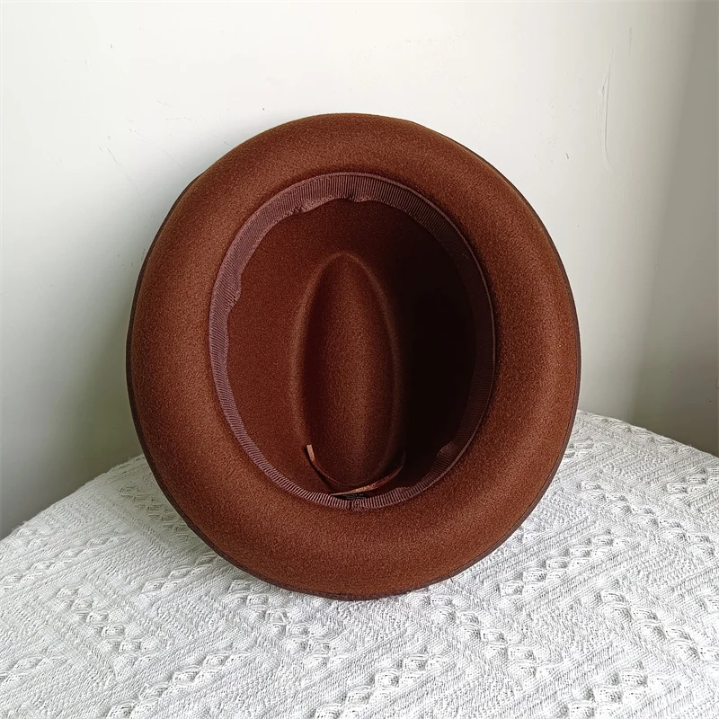 Blue Vintage Men's Spring Hat Unisex Men's Bow Women's Curved Brim Wide Brim Sun Hat Straw Hat Beach Hat Wide Brim Hat