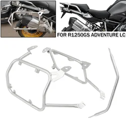 Estante de alforjas de acero inoxidable para motocicleta, soporte de caja lateral de marco para BMW R1250GS Adventure 2018 2019-2023 R1200GS ADV LC 2013-2022