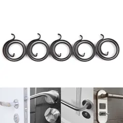 5 Pcs Replacement Spring For Door Knob Handle Lever Latch Internal Coil Repair Spindle Lock Torsion Spring Flat Section Wire