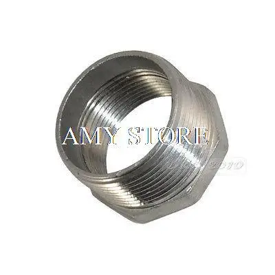 2 шт. 1 1/2 "папа x 1 1/4" внутренняя резьба BSPP из нержавеющей стали, переходная втулка, фитинг для труб