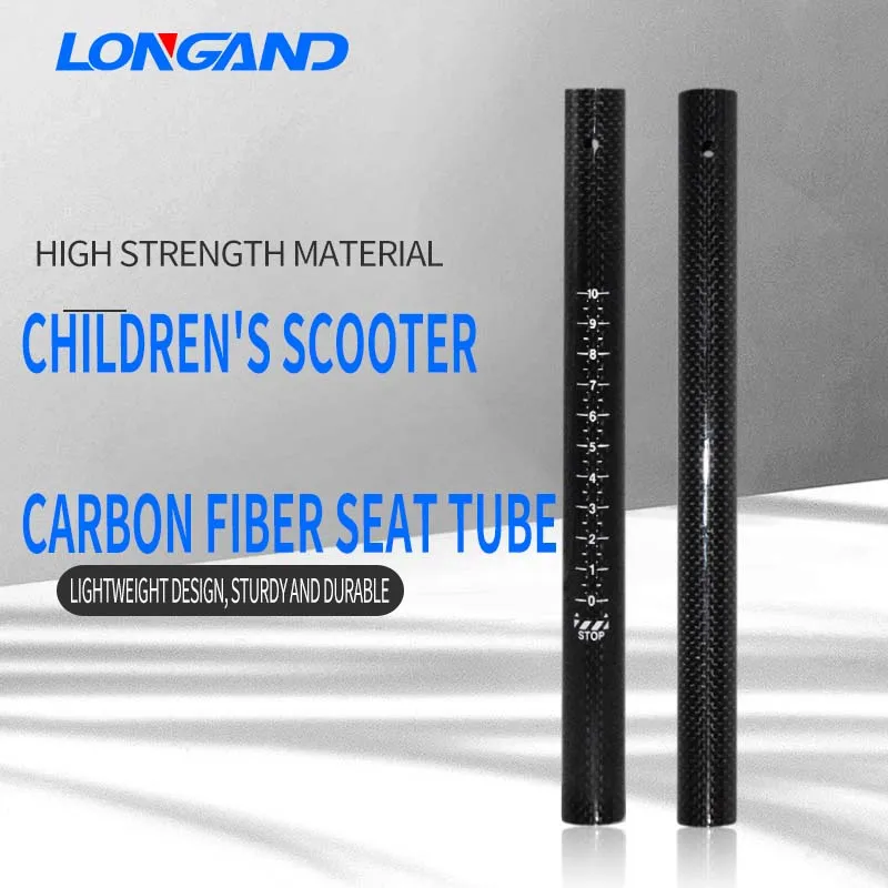 Carbon Fiber Children's Balance Bike Seat Post 22.2 x 300mm Lightweight Slide Bike Seat Tube