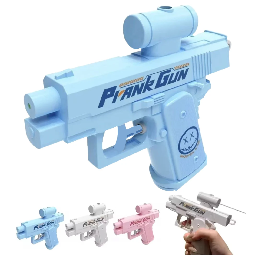 Divertente pistola ad acqua inversa bifacciale - Mini spruzzatore d'acqua tattico per bambini e adulti Piscina Spiaggia Lotta in acqua Scherzo estivo Giocattolo regalo
