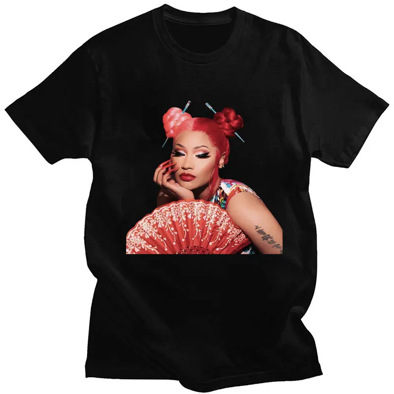 Nicki Minaj Red Buby Da Sleeze Graphic T Shirt Vintage Hip Hop Casual T-Shirt Men Women Cotton Oversized Popular Street T-shirts