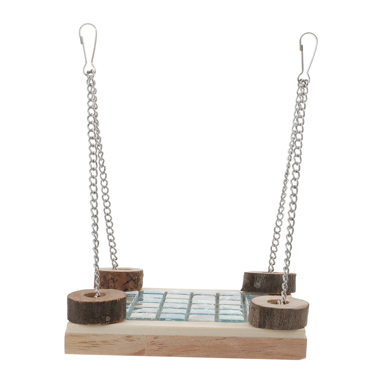 

Wooden Platform for Hamsters Cooling Hammock Hanging Swing Cage Toy Safe Material Small Animal Pet Accessories