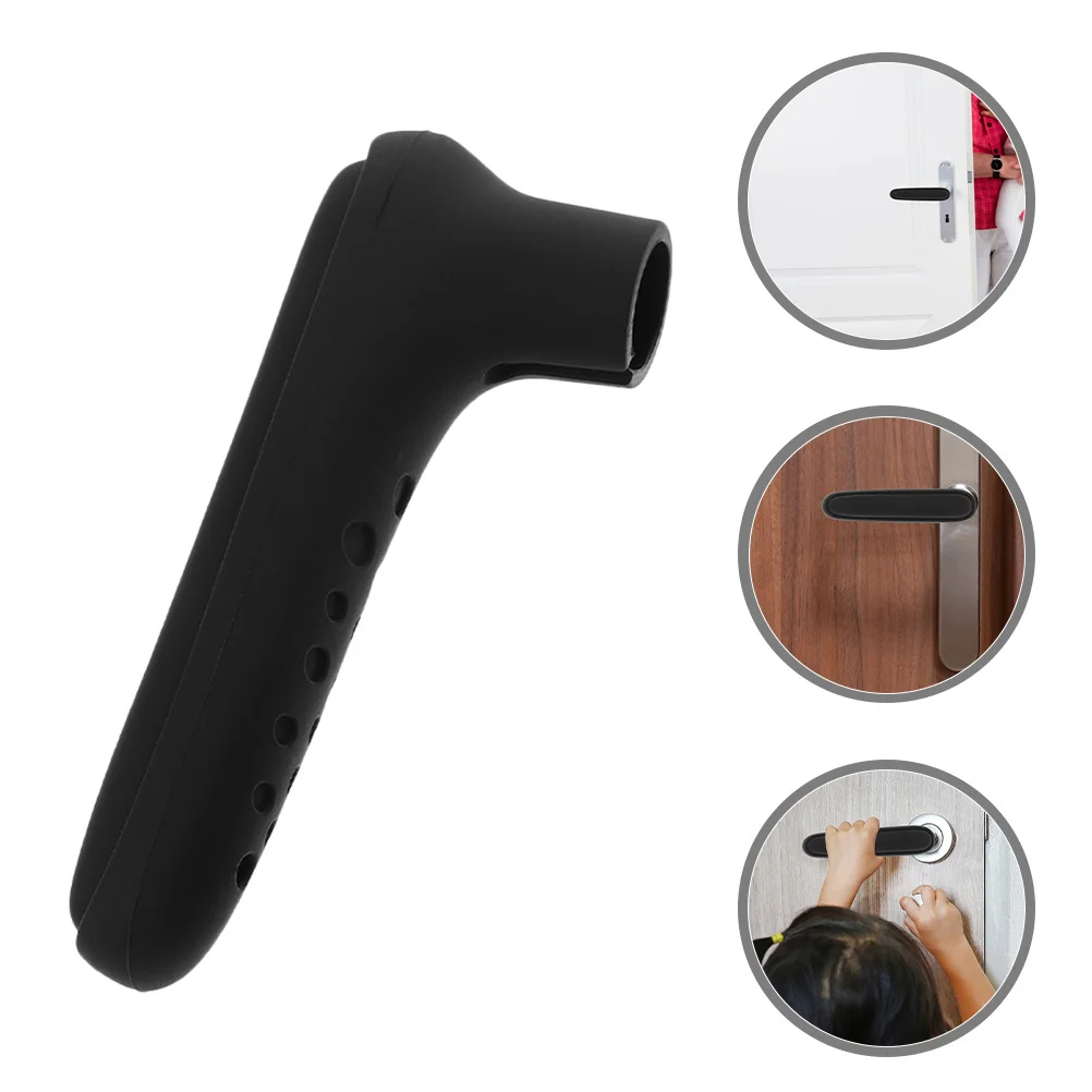 

Door Handle Safety Protector Silicone Cover Childproof Anti Collision Easy Install Washable Proof Door Knob