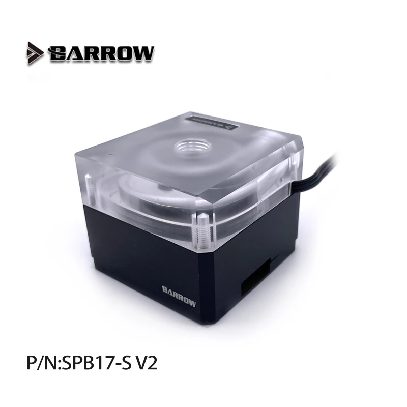 

Насос Barrow DDC 17W PWM для водяного охлаждения ПК, DV12, максимальный напор 5,5 метров, 960 л/ч, резьба G1/4, для систем водяного охлаждения компьютеров